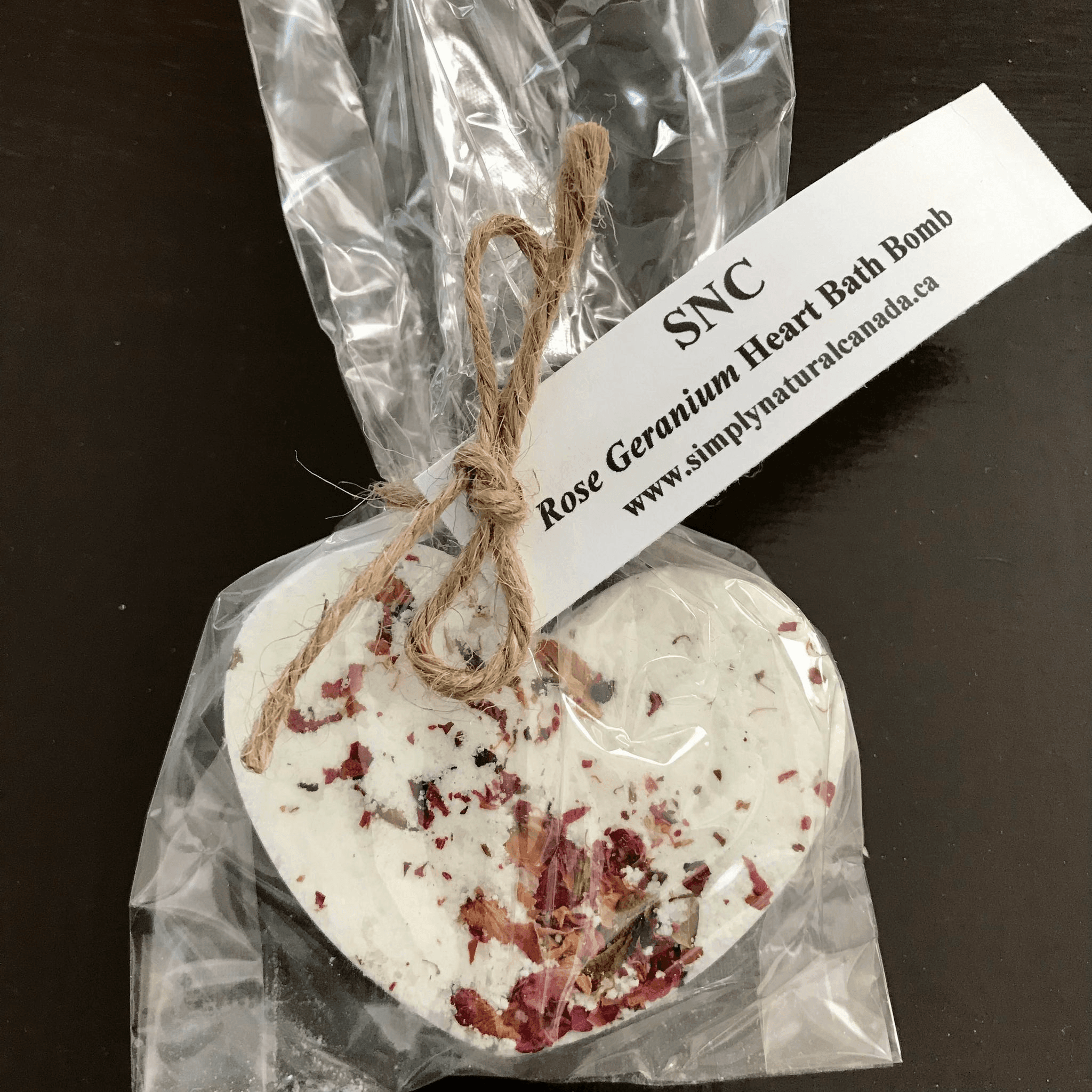 Simply Natural Canada Heart Bath Bombs