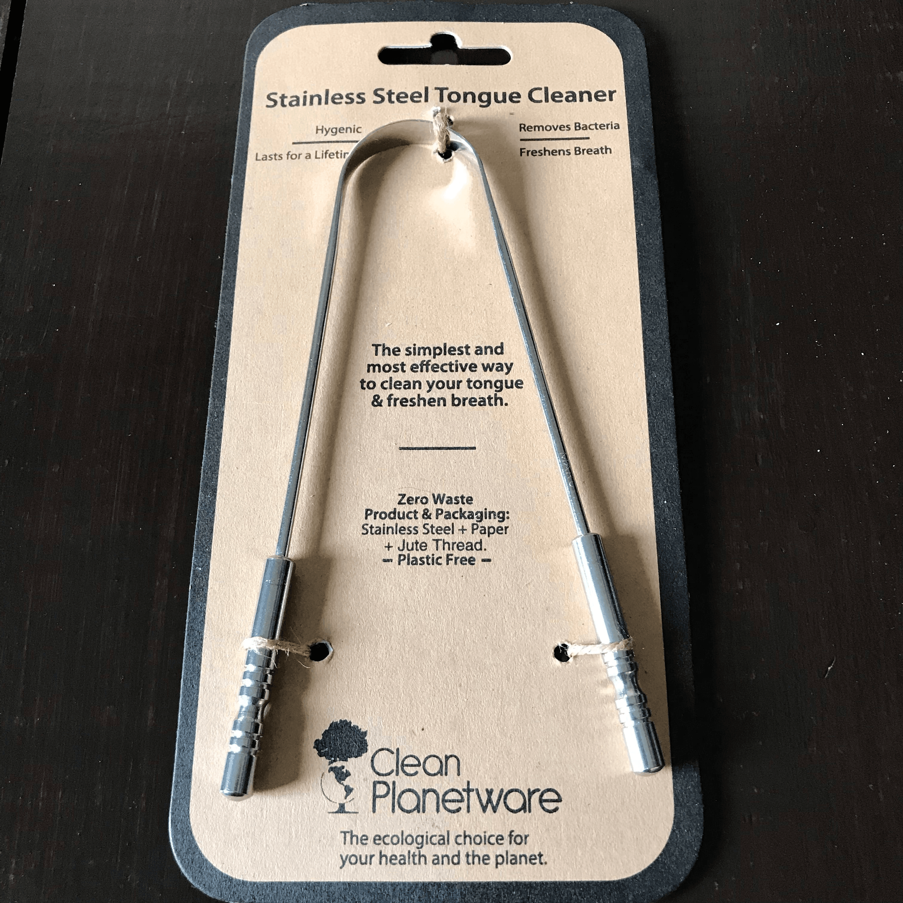 Clean Planetware Stainless Steel Tongue Cleaner