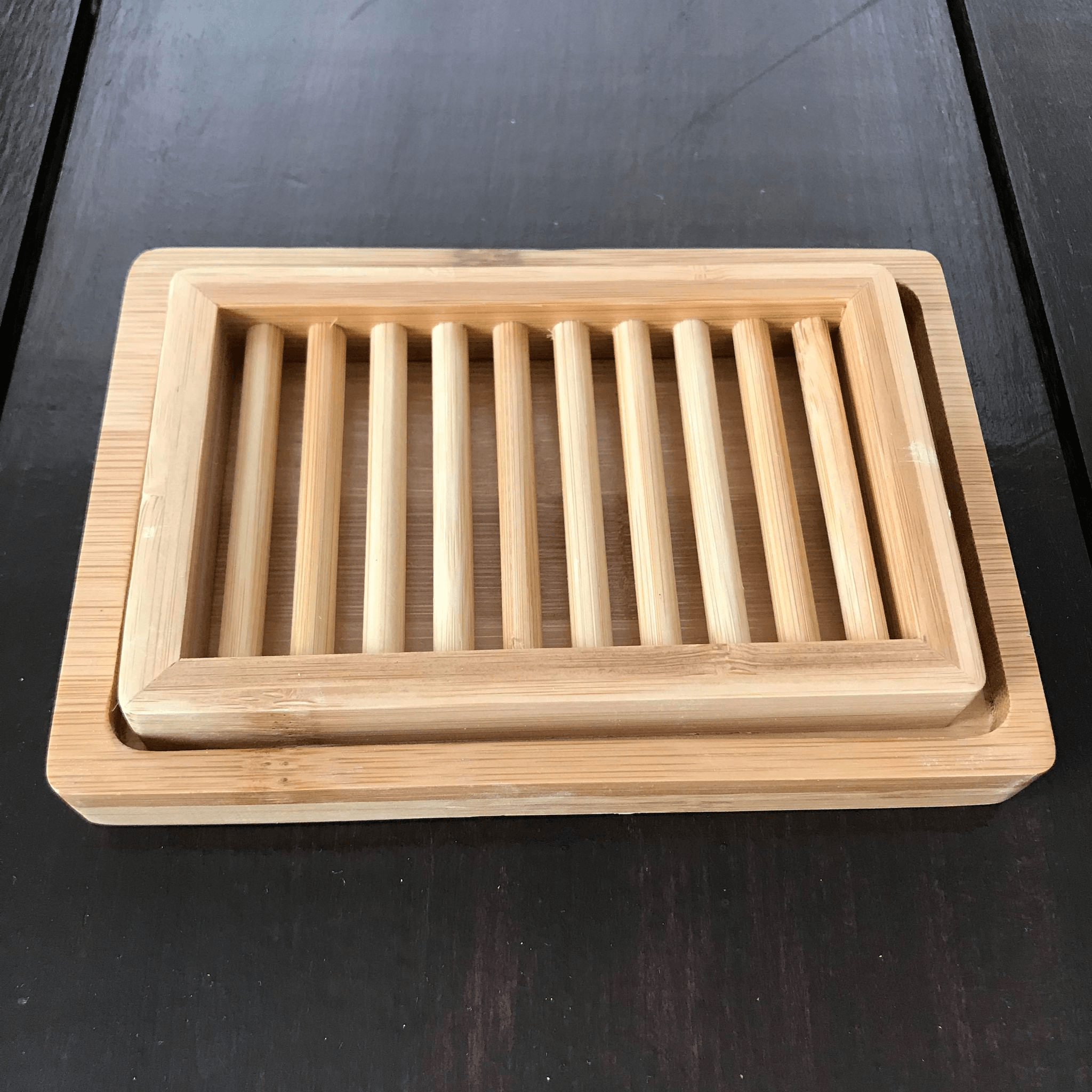 Plantish Dual Layer Bamboo Soap Dish
