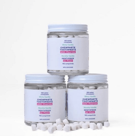 etee Fluoride Chewpaste Toothpaste Tablets