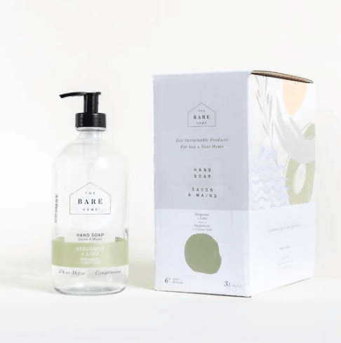 The Bare Home Bergamot Lime Hand Soap