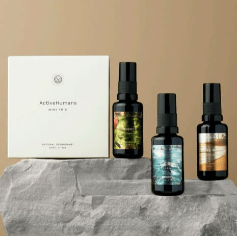 Active Humans Mini Trio Deodorant Collection