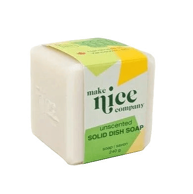 Make Nice Co. Unscented Solid Dish Soap