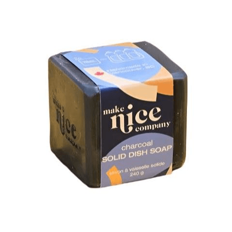 Make Nice Company Charcoal Solid Dish Soap