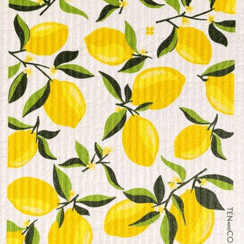 Ten and Co Lemon Blossom Sponge Cloth