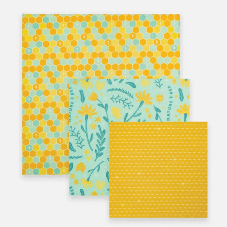 Nature Bee Bee Lovers Beeswax Wrap Set