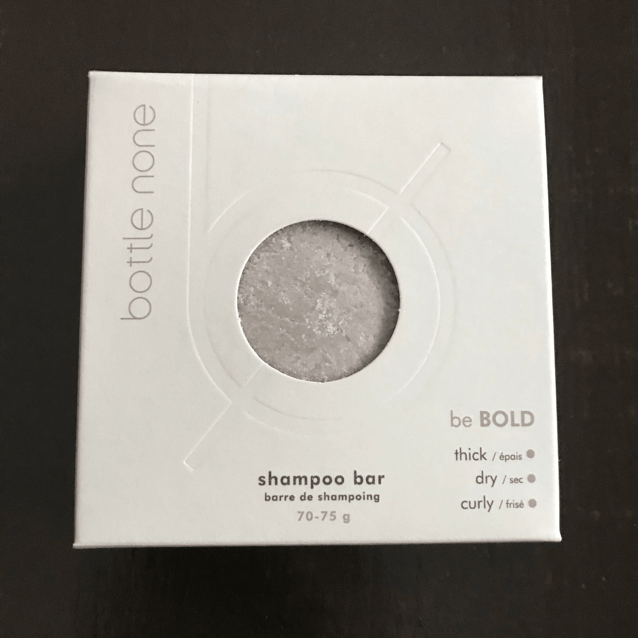 be BOLD Curly or Dry Hair Shampoo Bar