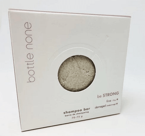 Bottle None be STRONG Fine or Damaged Hair Shampoo Bar