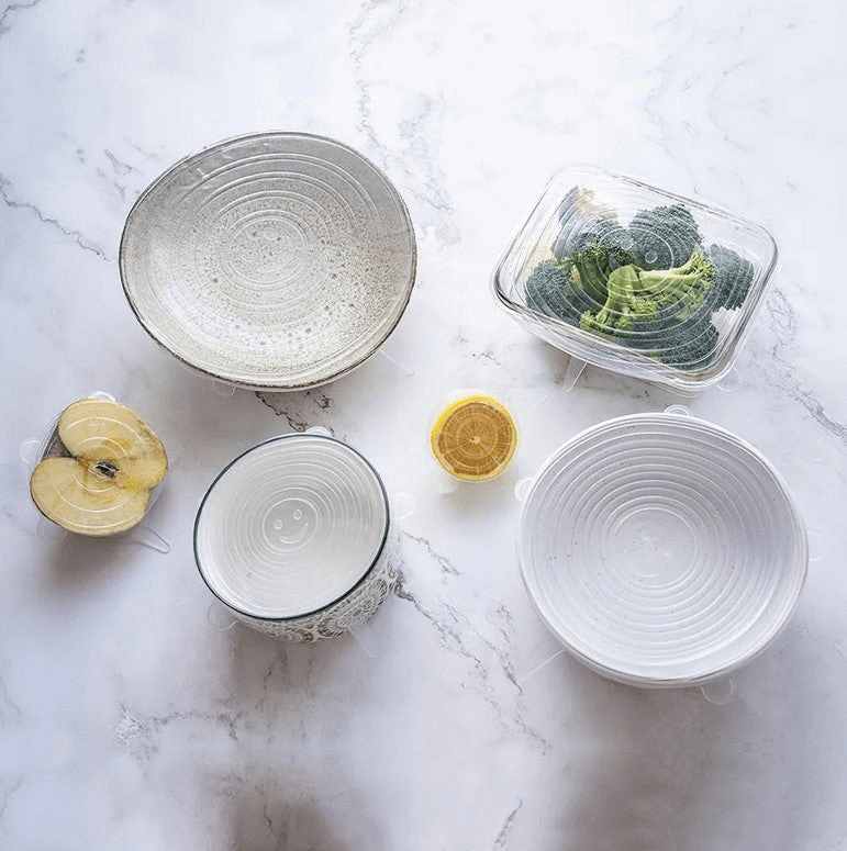 Simply Natural Set of 6 Reusable Dish Covers
