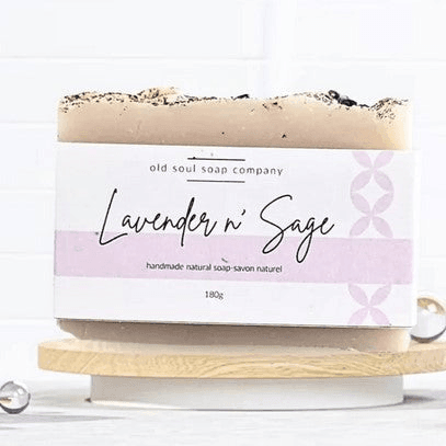 Old Soul Soap Company Lavender and Sage Artisan Soap