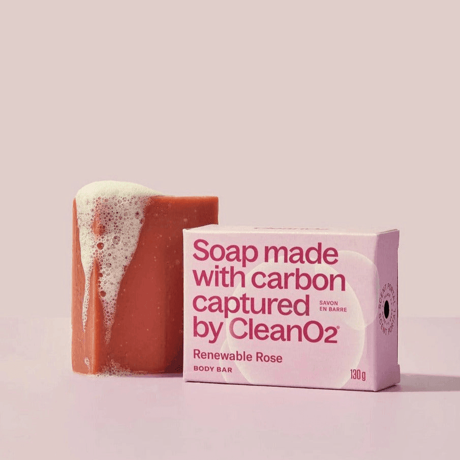 Clean O2 Renewable Rose Body Bar