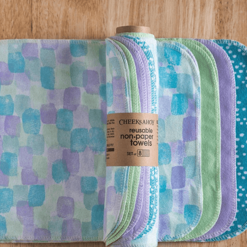 Cheeks Ahoy Reusable Non-Paper Towels - Harmony