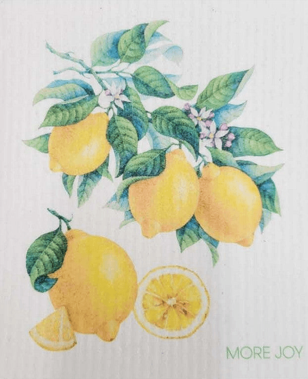 More Joy Lemons Swedish Dishcloth