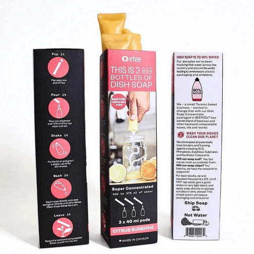 etee Plastic-Free Dish Soap Concentrate