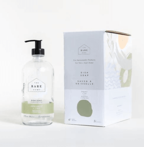 The Bare Home Bergamot Lime Dish Soap