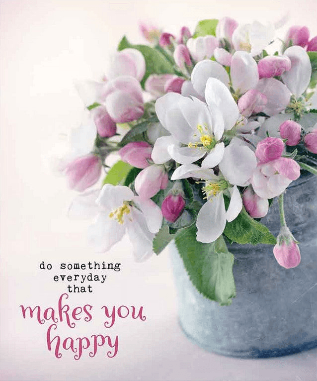 More Joy Makes You Happy Swedish Dishcloth
