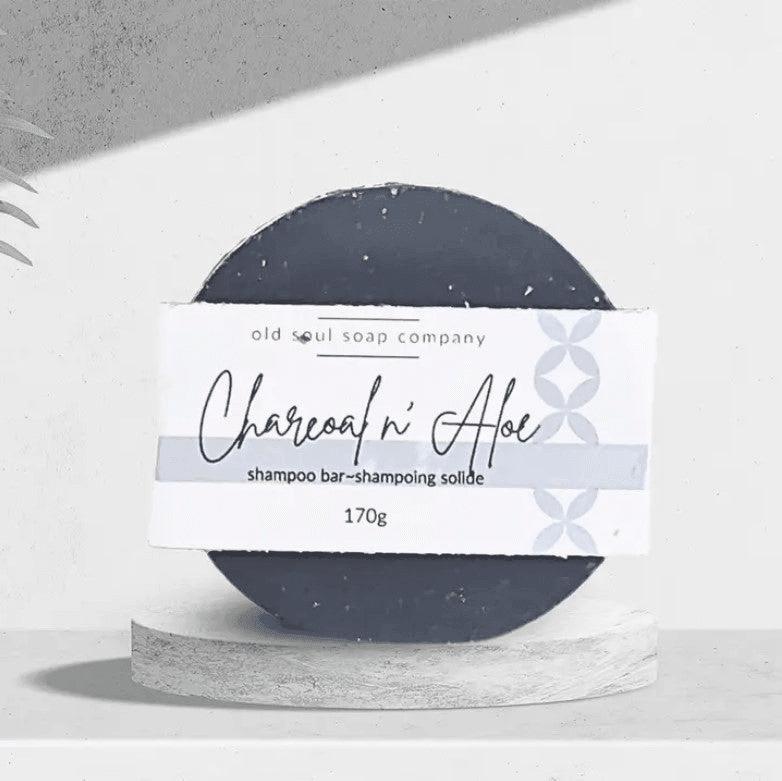 Old Soul Soap Company Charcoal n Aloe Shampoo Bar