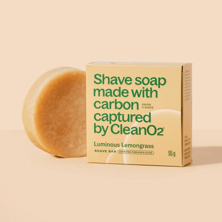 CleanO2 Shave Bar - Luminous Lemongrass