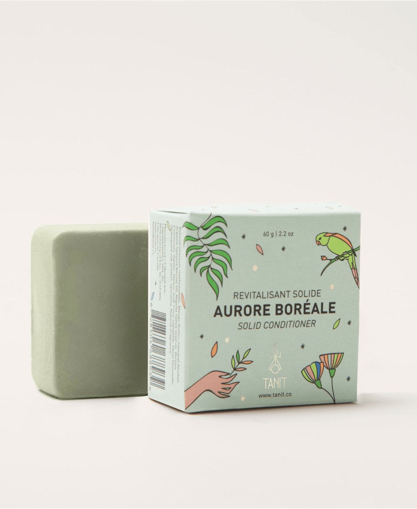 Tanit Aurore Boréale Conditioner Bar for Oily Delicate Hair