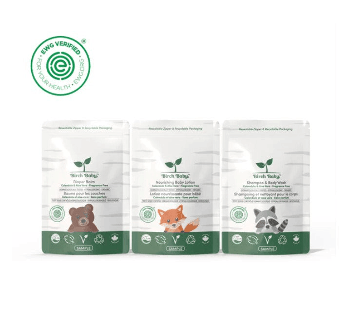Birch Babe Birch Baby Skincare Travel Bundle