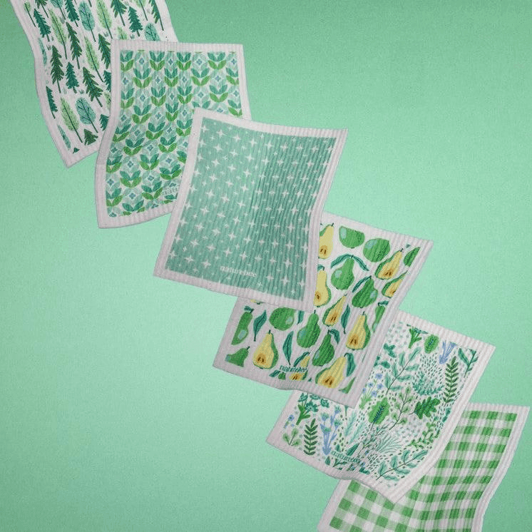 Nature Bee Green Nature Bee Sponge Cloth Set