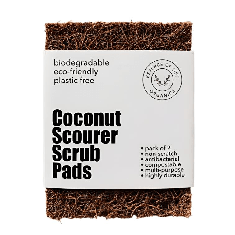 Essence of Life Organics Coconut Scourer Scrub Pads