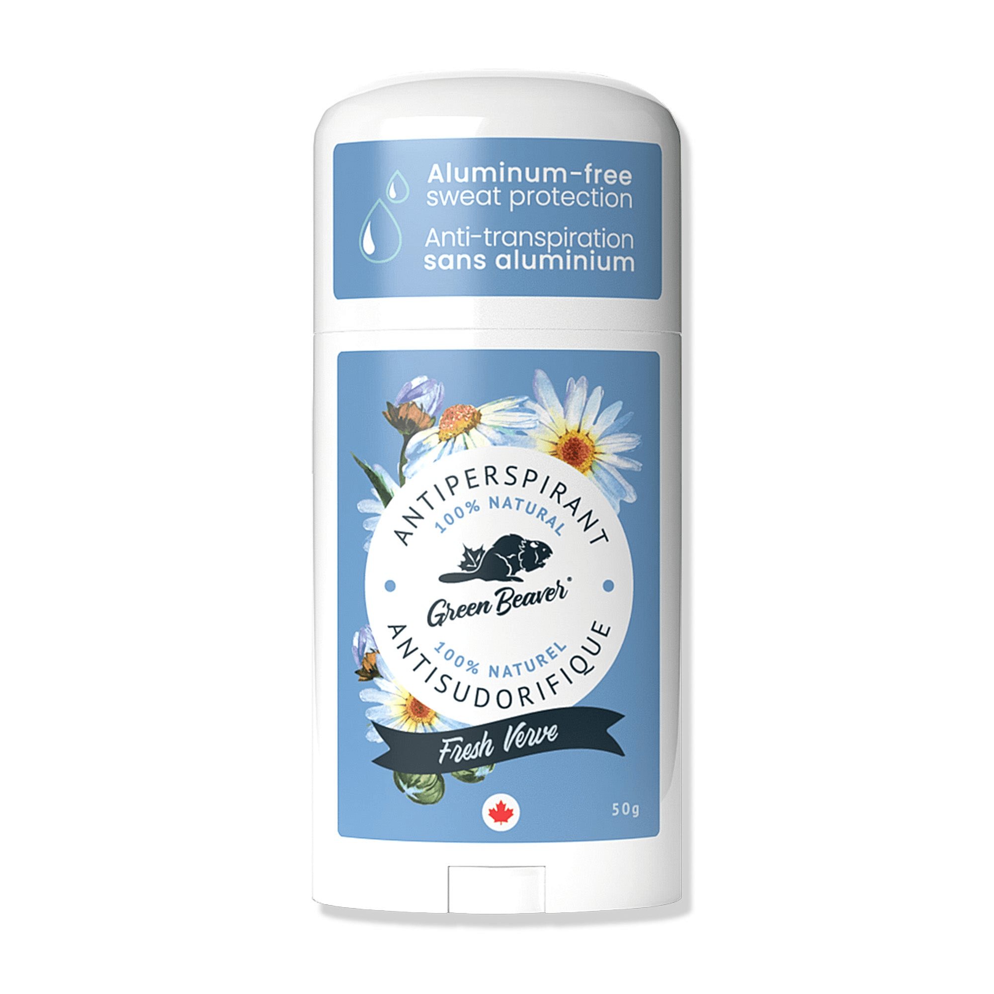 Green Beaver Natural Aluminum-Free Antiperspirant - Fresh Verve
