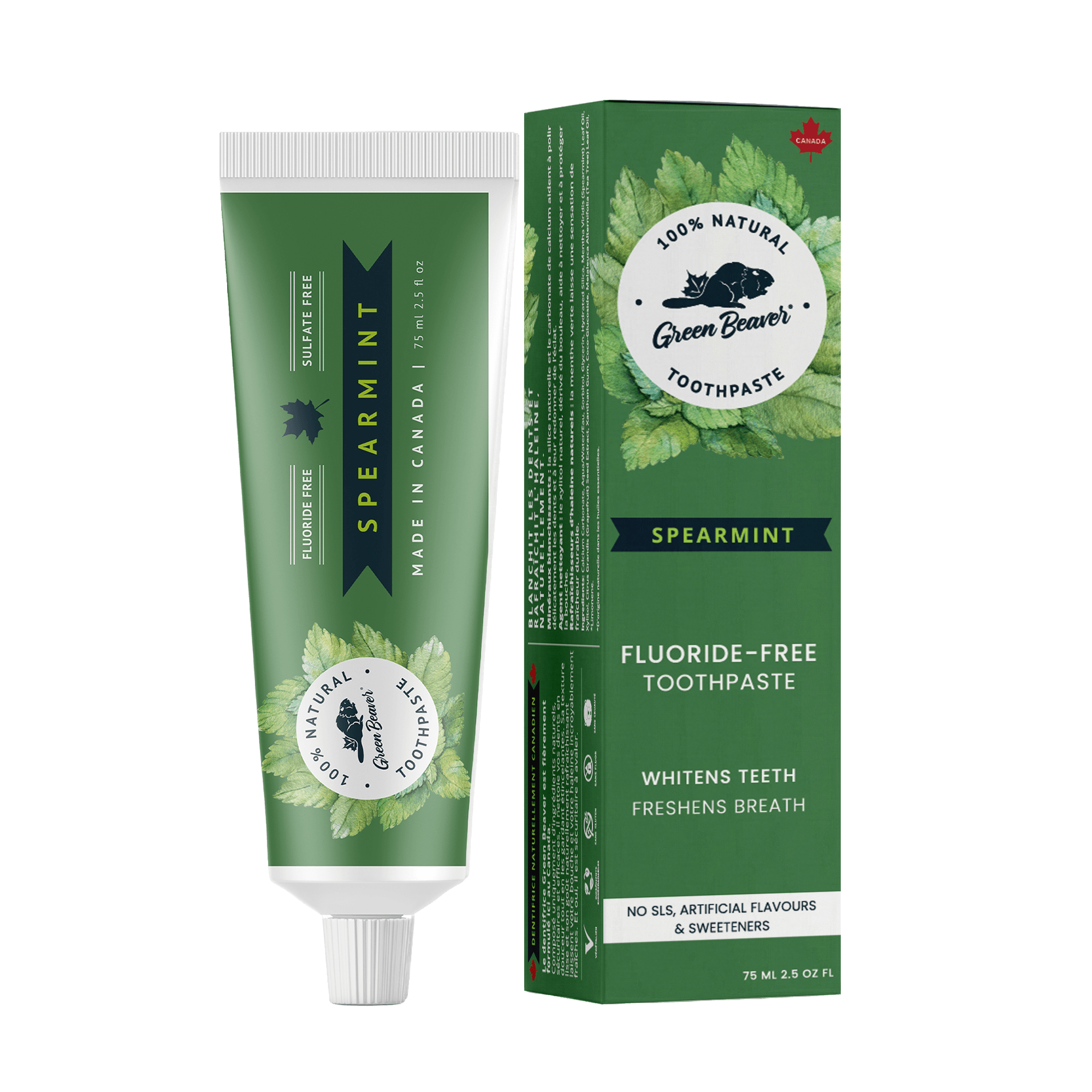 Green Beaver Fluoride Free Toothpaste - Spearmint