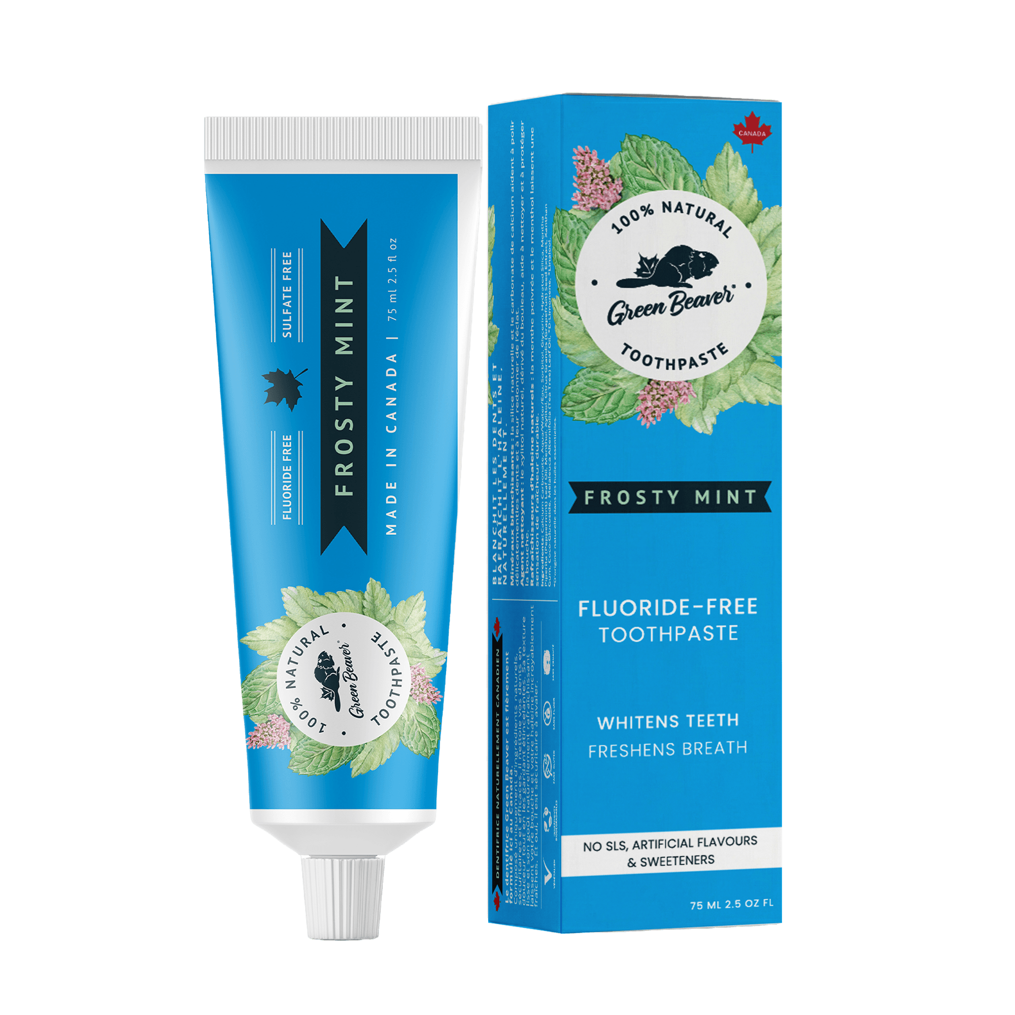 Green Beaver Fluoride Free Toothpaste - Frosty Mint