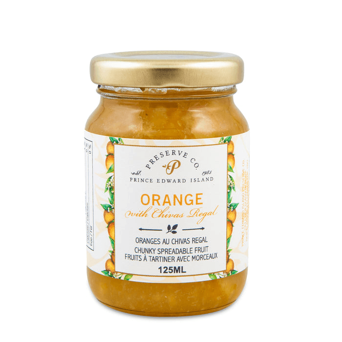 Prince Edward Island Preserve Co. Orange Marmalade with Chivas Regal
