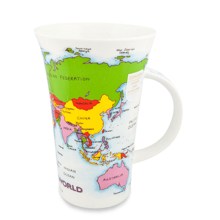 Dunoon Glencoe, Map of the World Mug