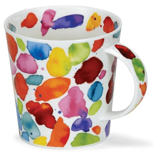 Dunoon Cairngorm Blobs Red Mug
