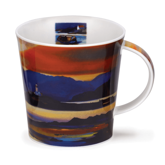 Dunoon Cairngorm Red Skies Lighthouse Mug