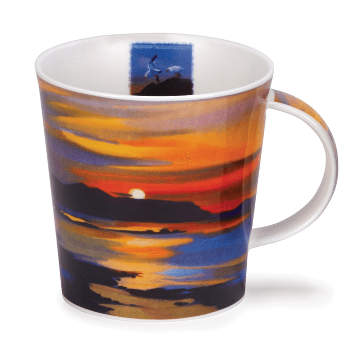 Dunoon Cairngorm Red Skies Sunset Mug