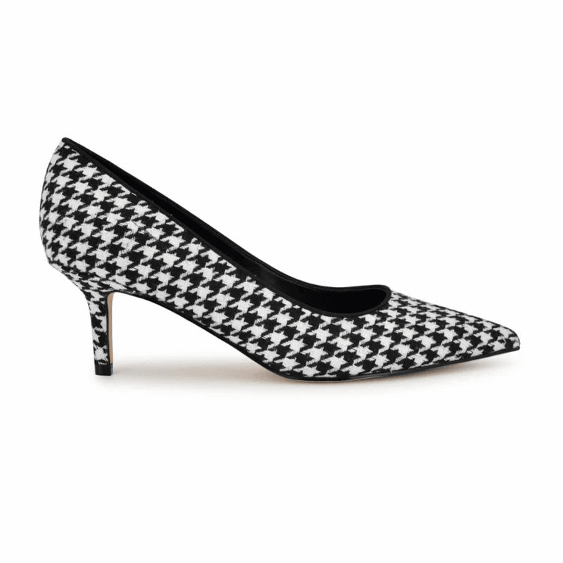 Nine West Arlene in Black/White Houndstooth