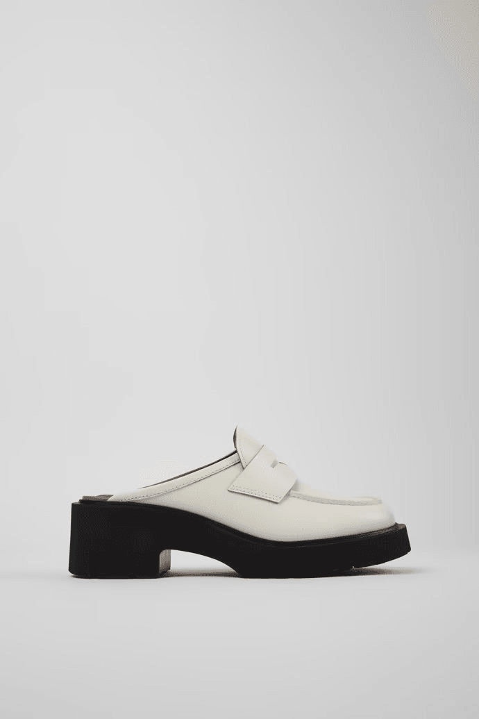 CAMPER MILAH CLOG in White