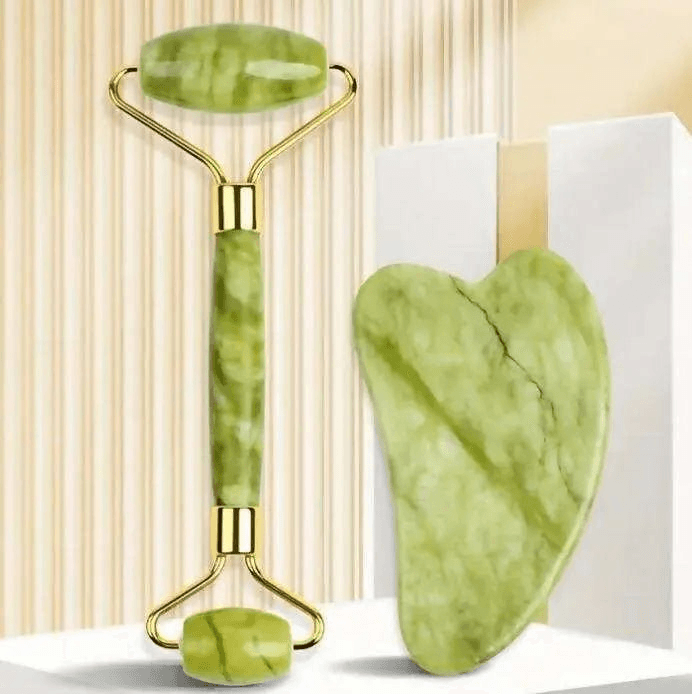 Facial Roller and Scraper