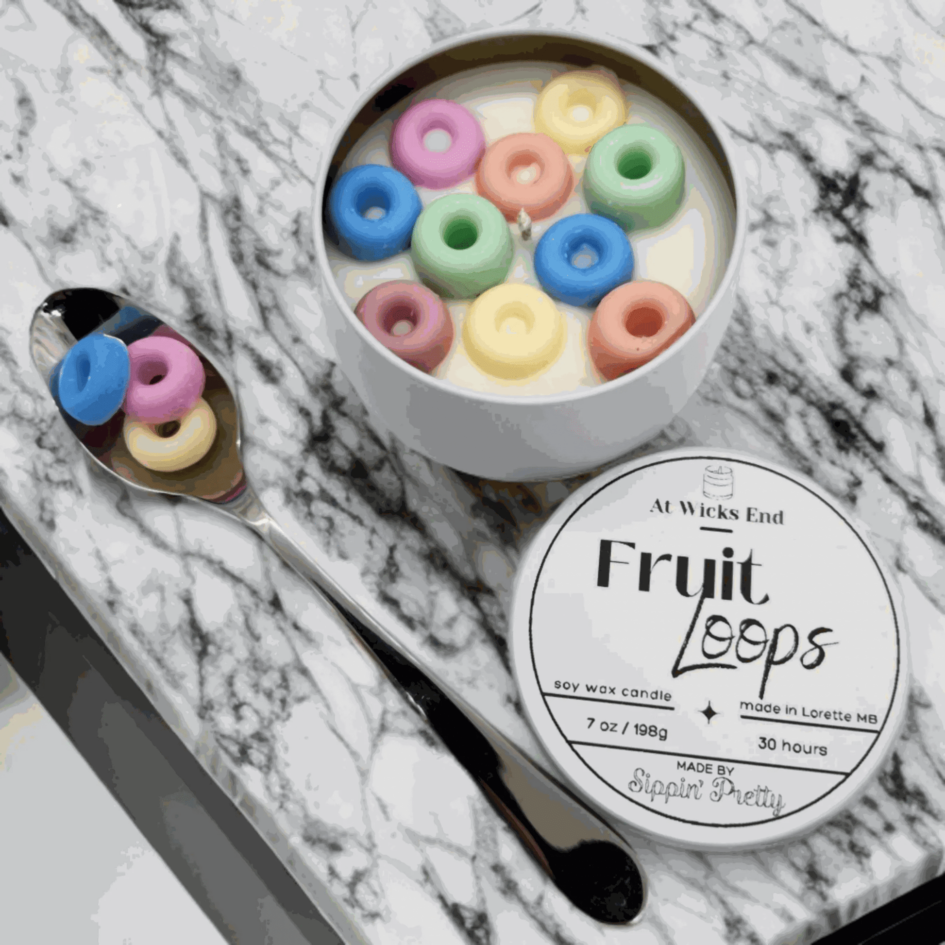 Fruit Loops Candle