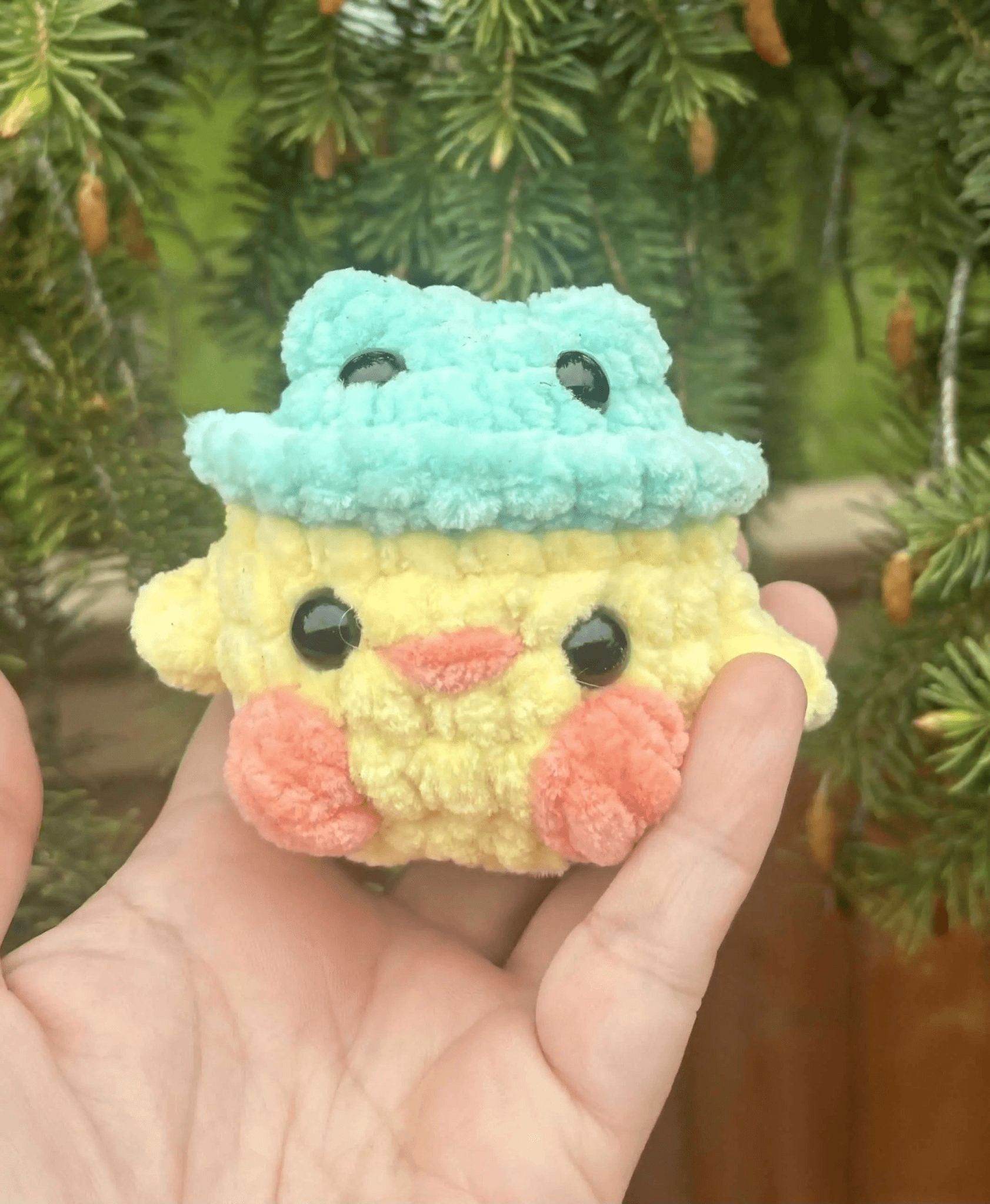 Duck Craft with Frog-Shaped Hat