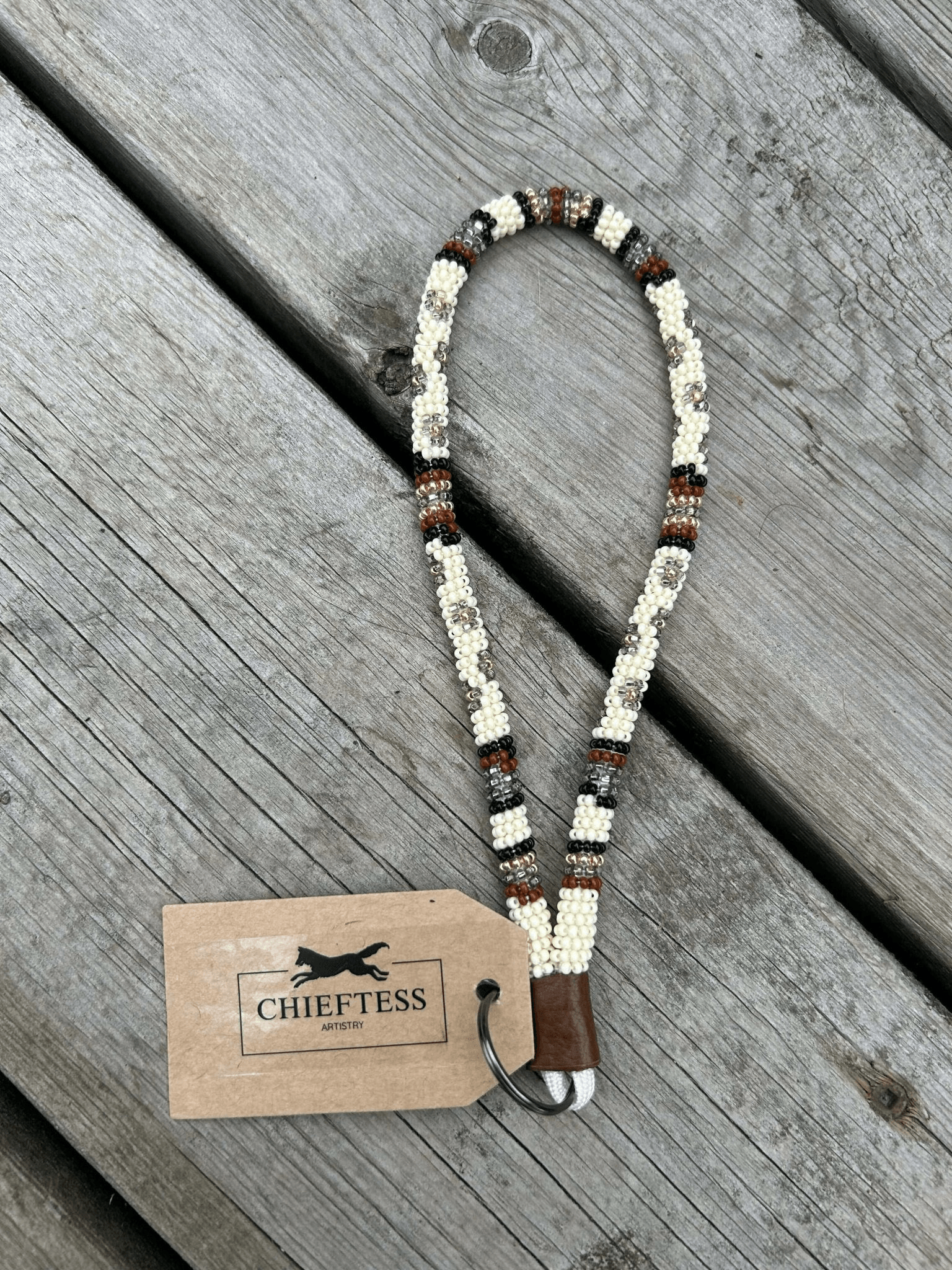 Pure Wash DESERT FLOWER: Wristlet Beaded Keychain