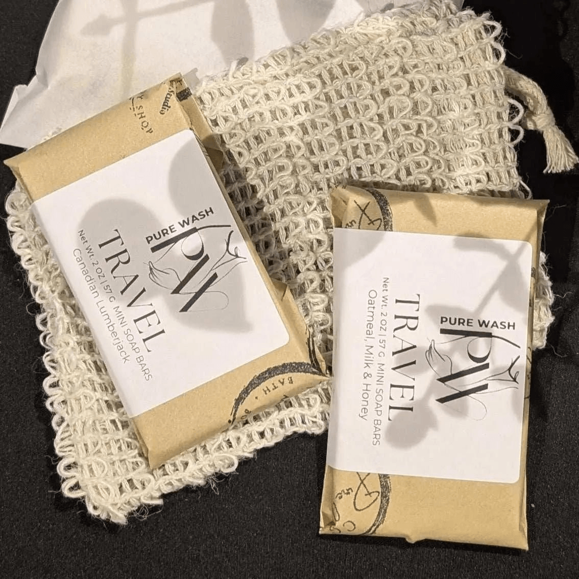 Pure Wash Travel Mini Soap Bars