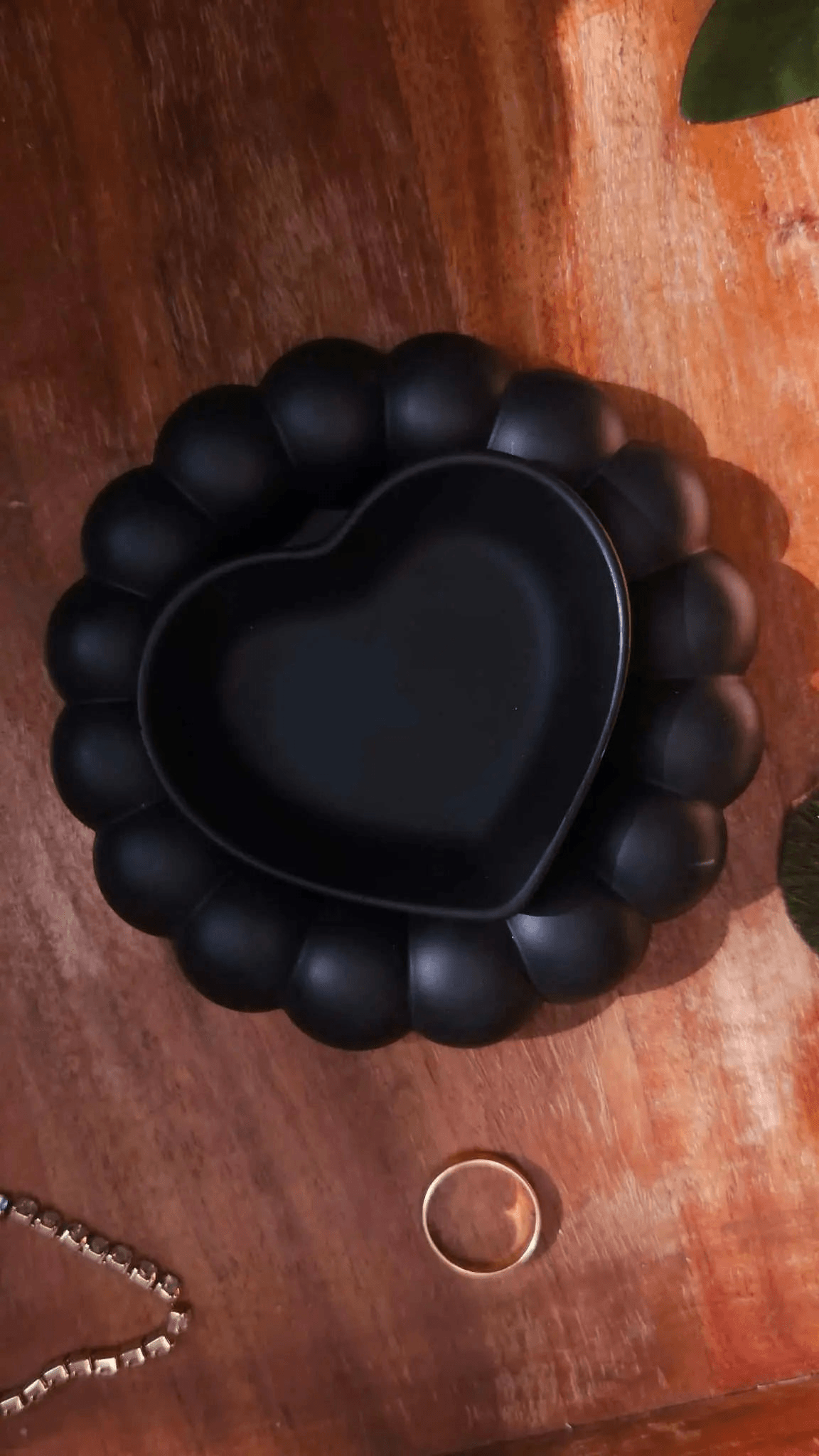 Bubble Tray & Heart Dish