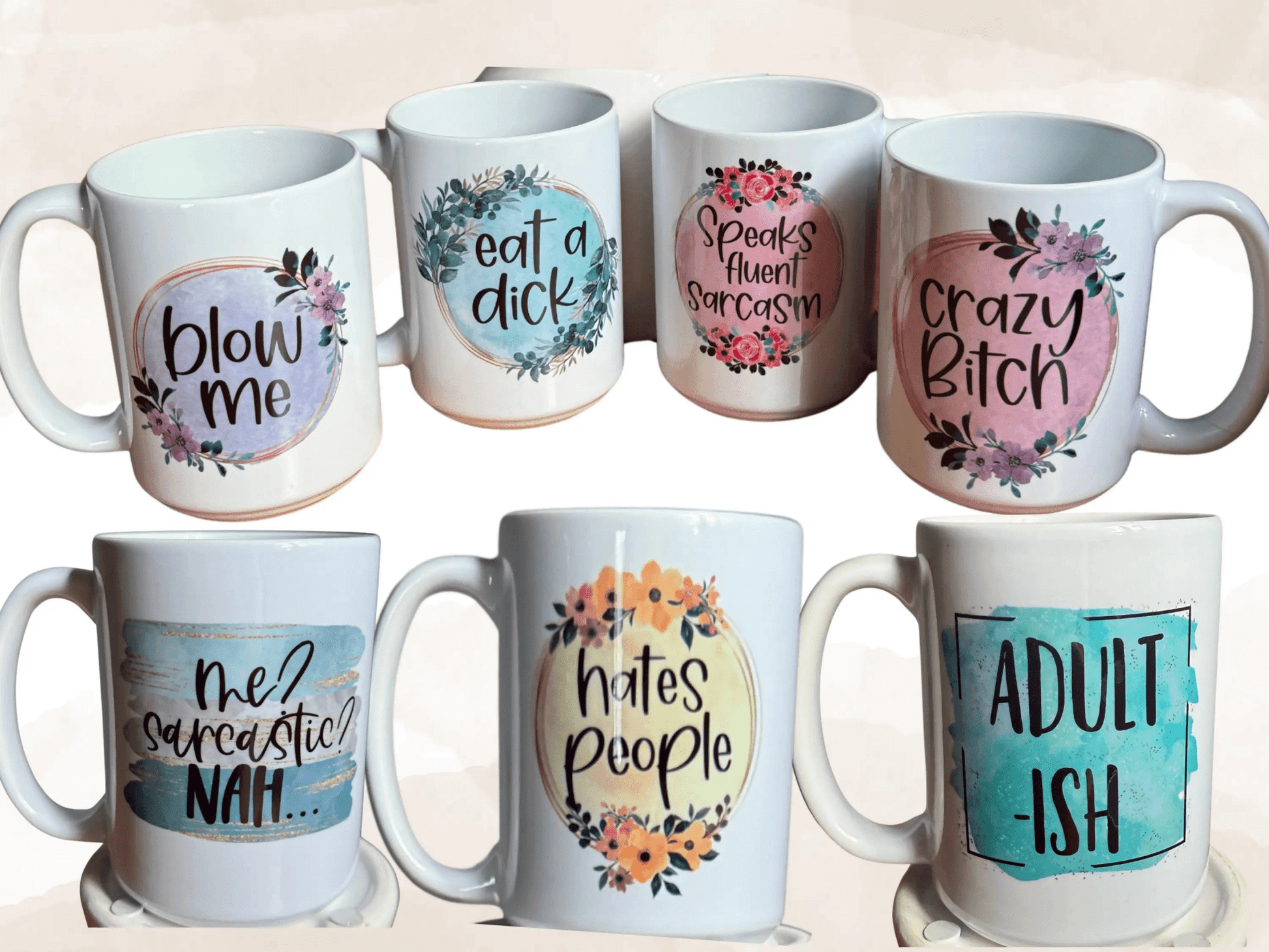 Pure Wash Ceramic Mugs