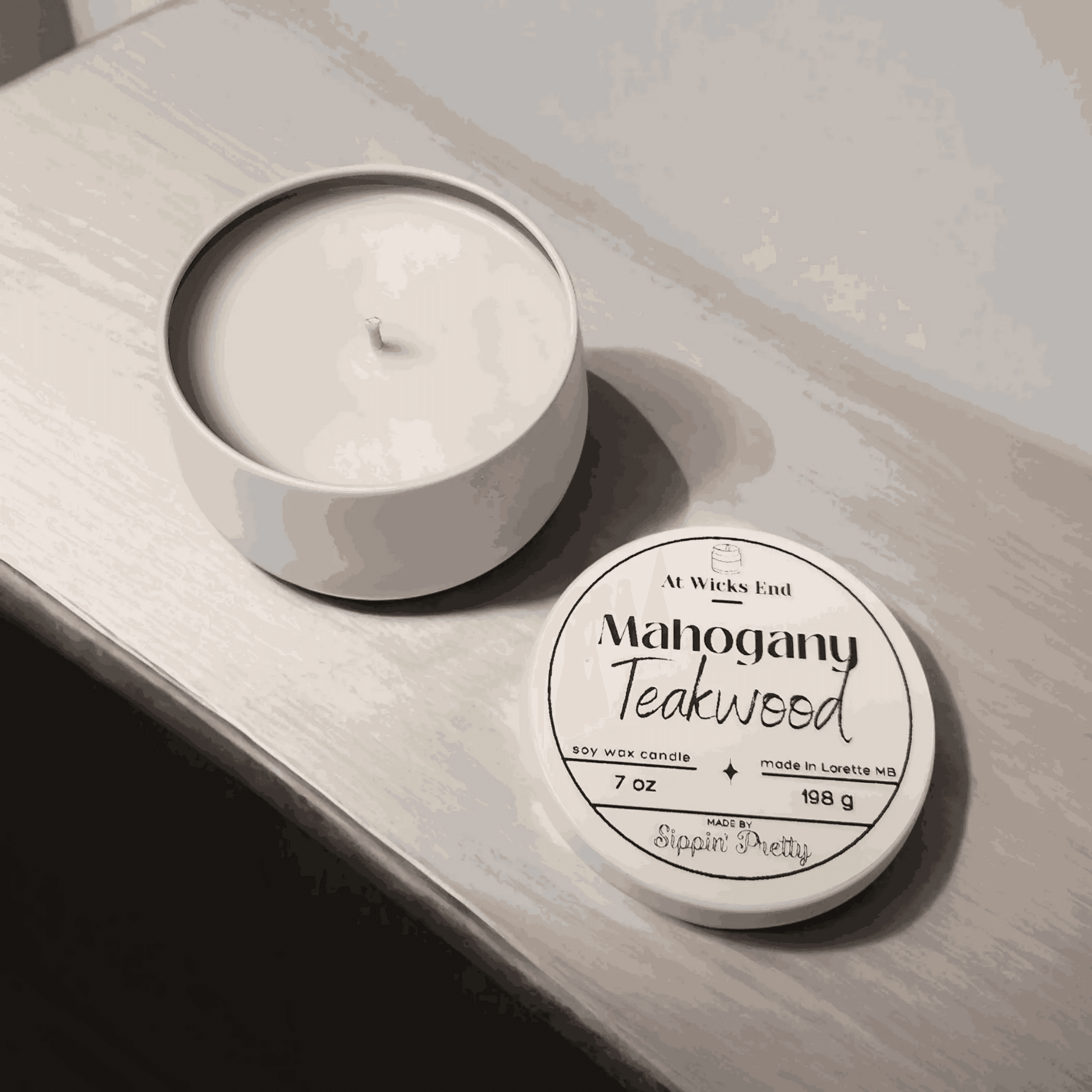 Mahogany Teakwood Candle