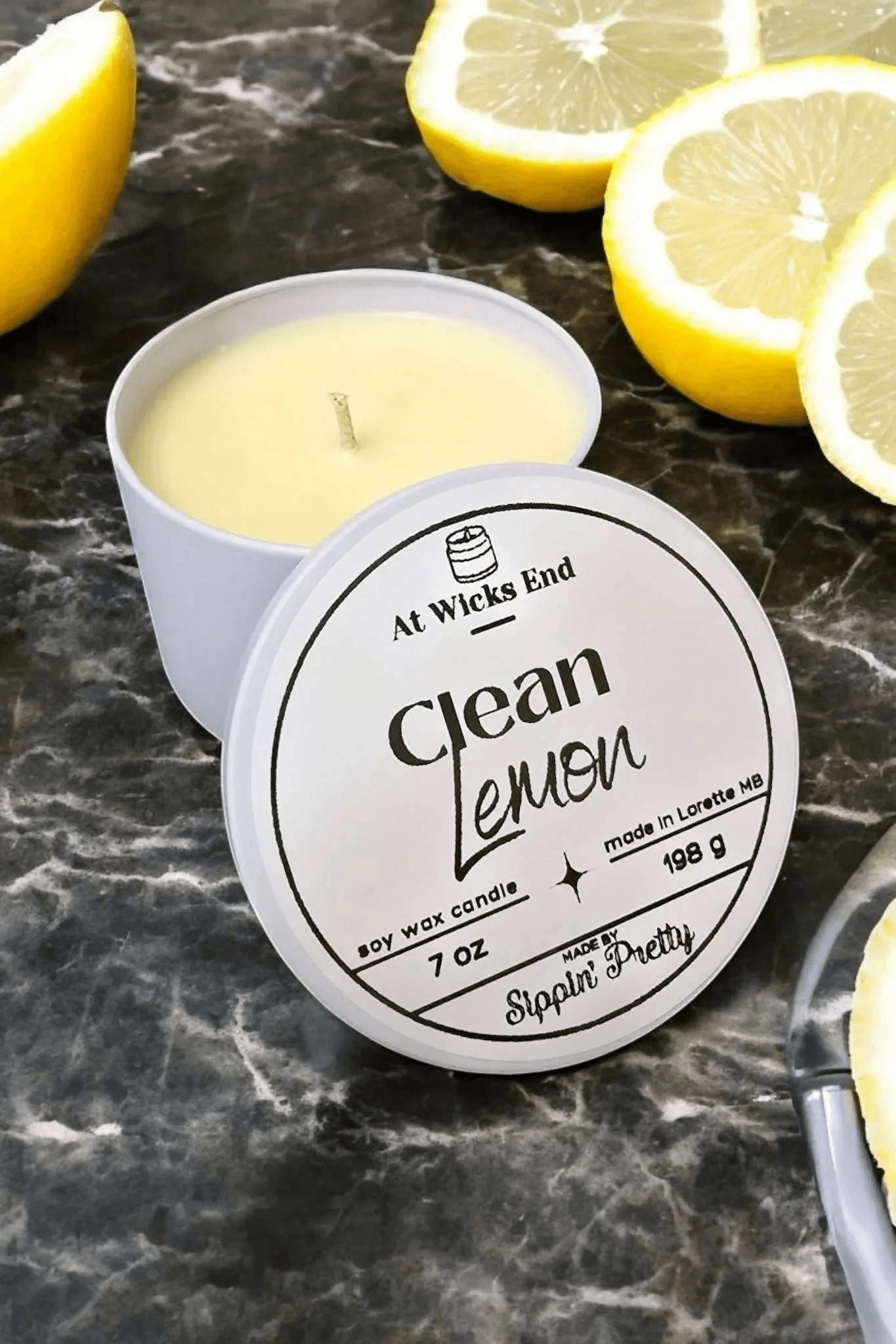Clean Lemon Candle