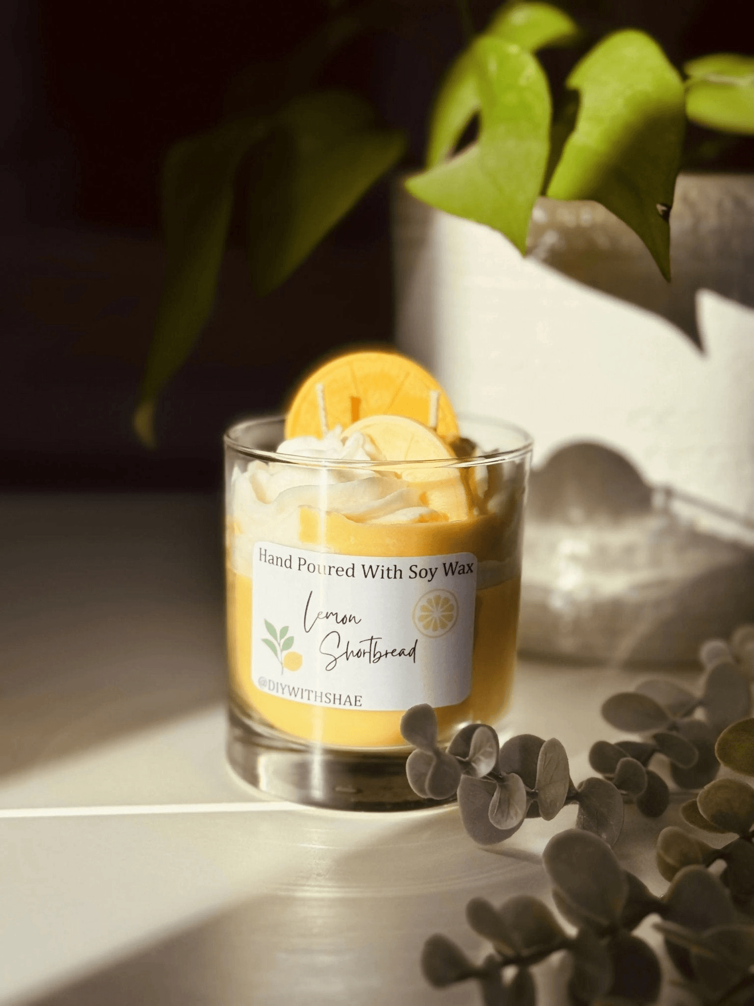 Lemon Shortbread Dessert Soy Wax Candle
