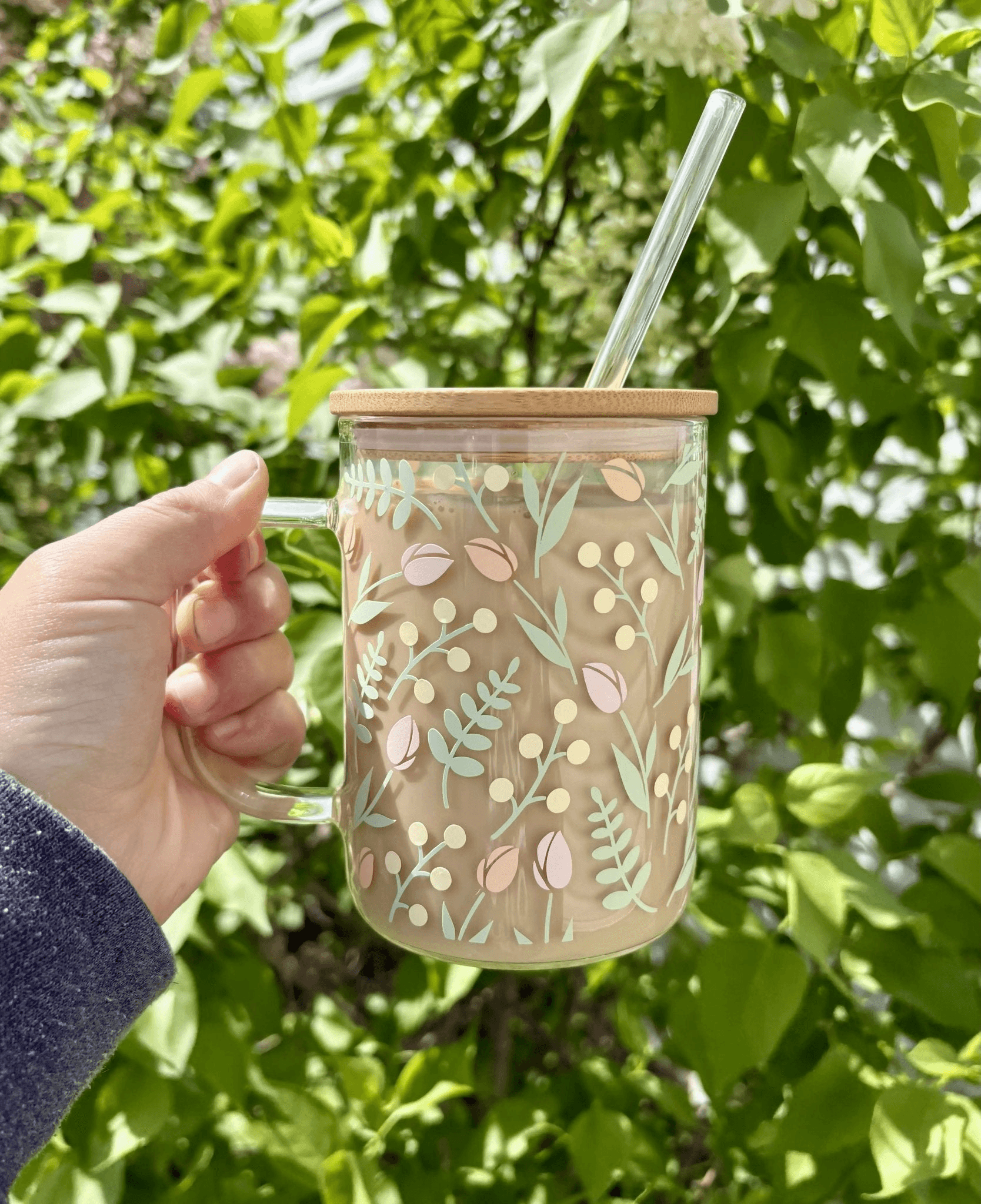 Tulip Glass Mug