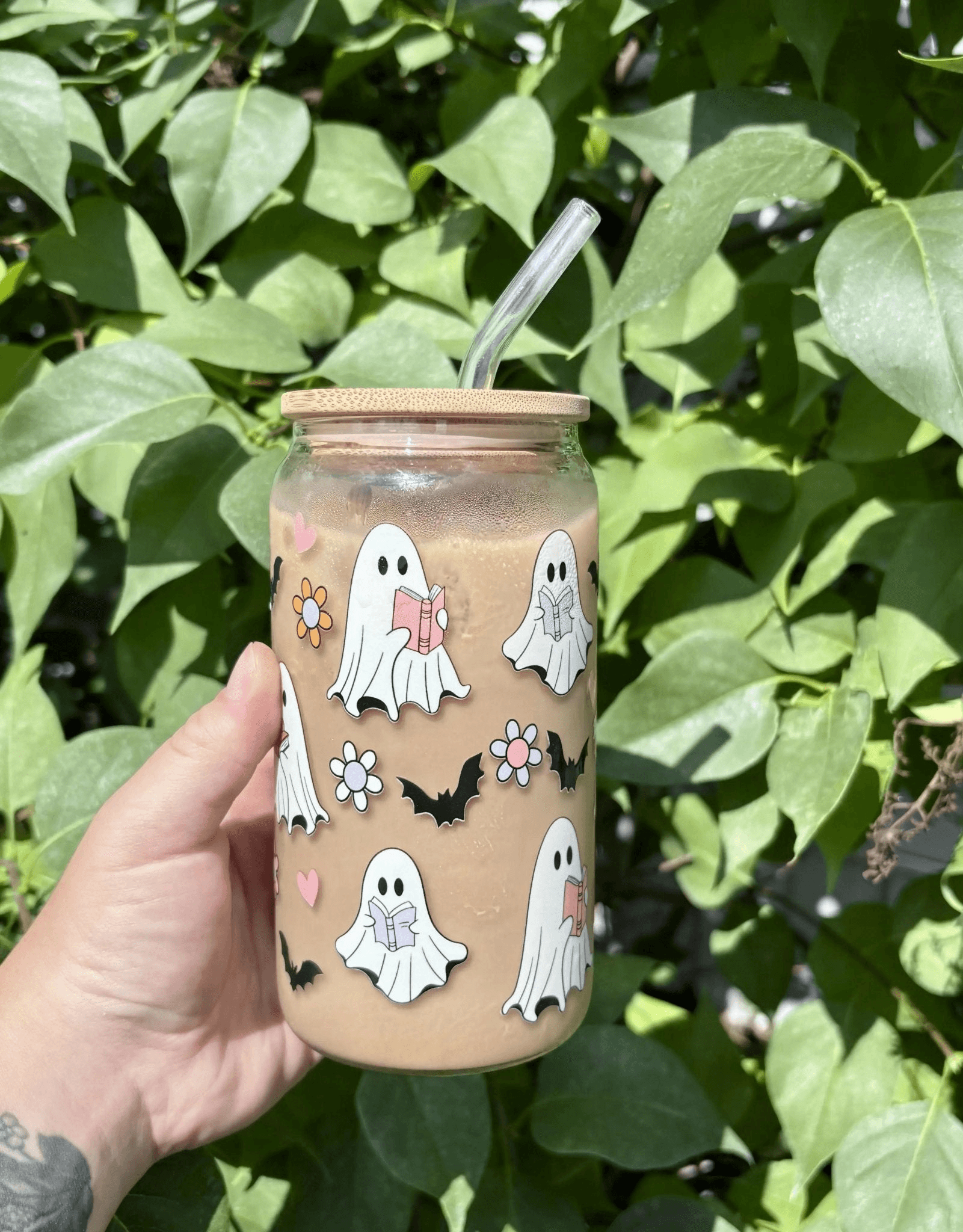 Ghosts Glass Cup