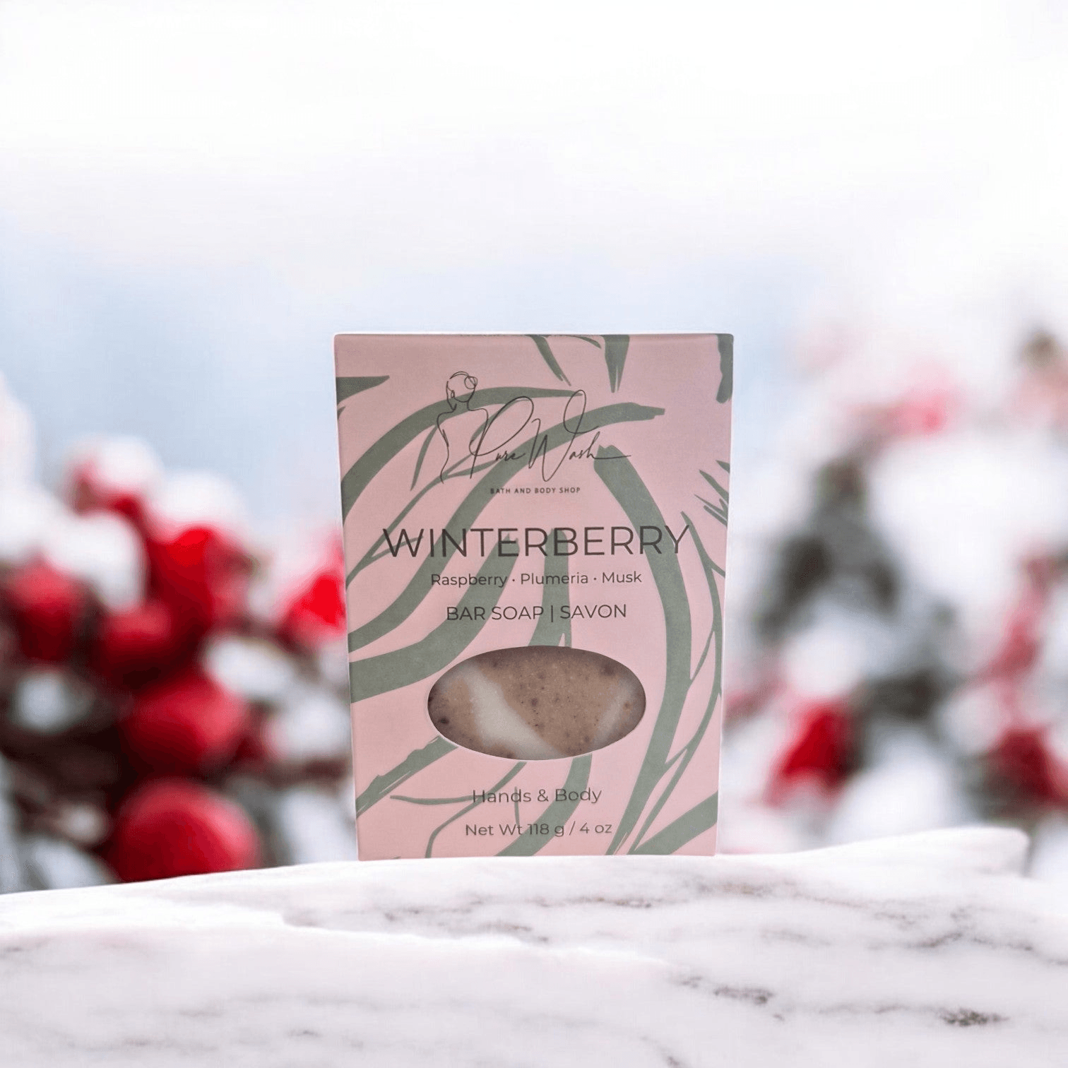 Pure Wash Winterberry Soap Bar