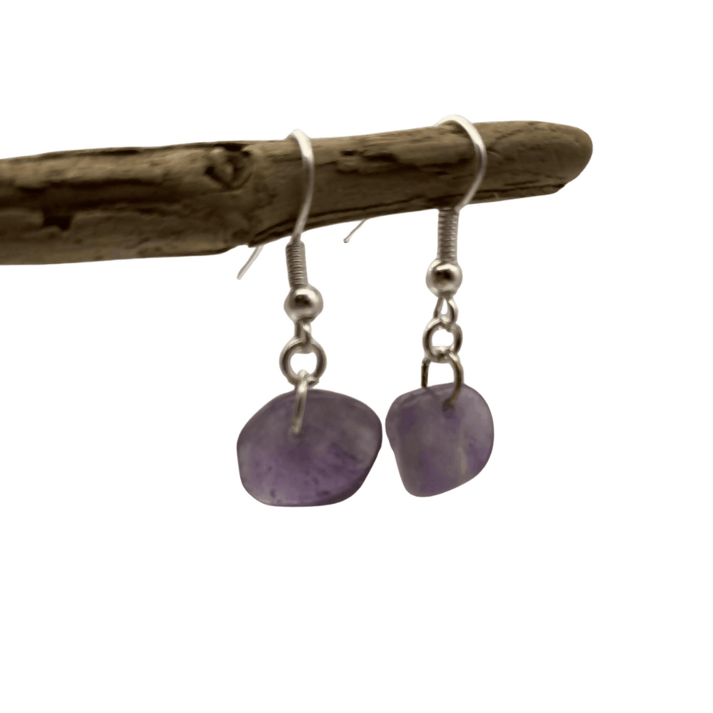 Pure Wash Amethyst Earrings